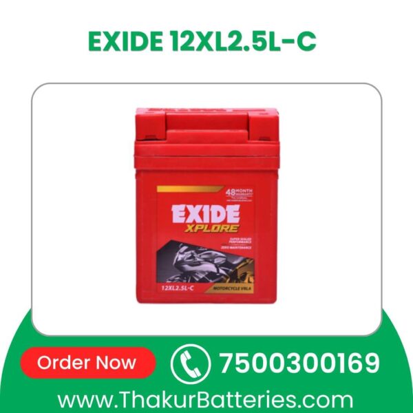 EXIDE 12XL2.5L-C