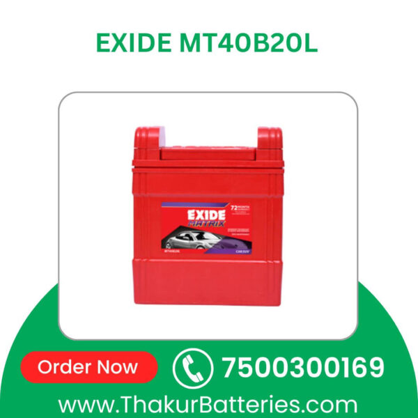 EXIDE MT40B20L