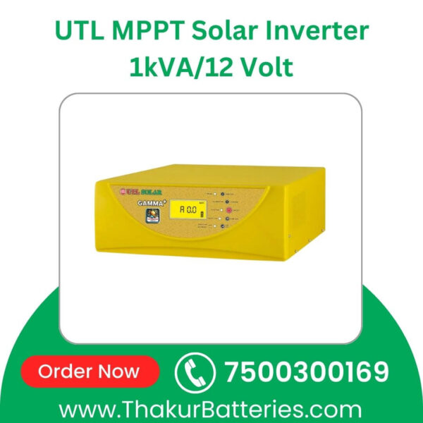 UTL MPPT Solar Inverter  1kVA/12 Volt