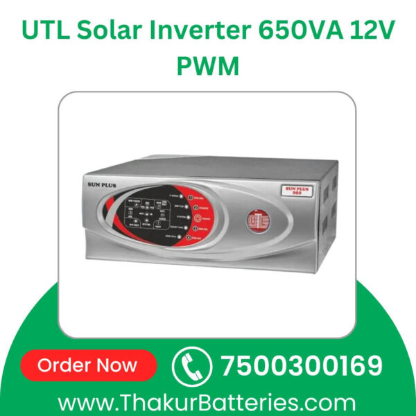 UTL Solar Inverter 650VA 12V PWM